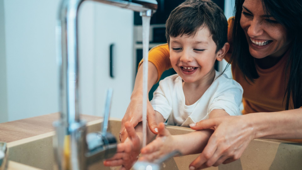 trusted local plumbers washing hands