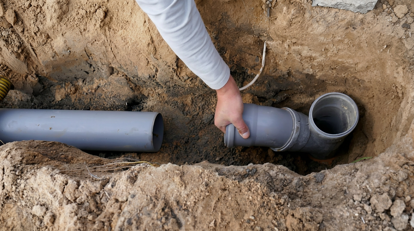 Water/Sewer Line Replacements put coupling